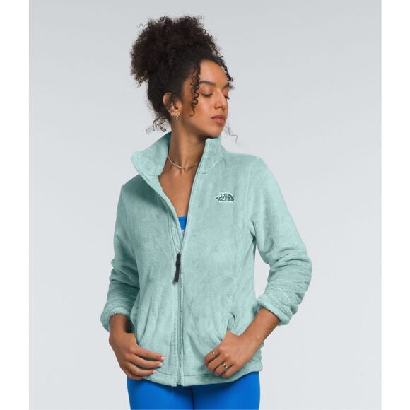 THE NORTH FACE Women’s Mint Green Osito Fleece Full-Zip Jacket Size Large - Picture 1 of 14
